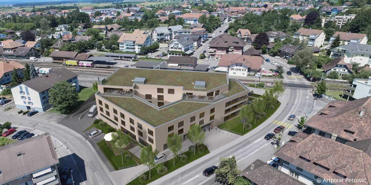 Alchenflüh, Neubau Pflegezentrum Solviva Bärenmatte, smt