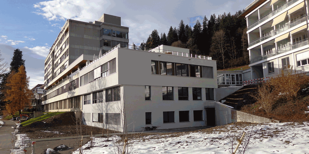 Erweiterung und Umbaur Rehazentrum Heiligenschwendi, smt